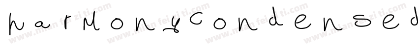 harmonycondensed Rob字体转换